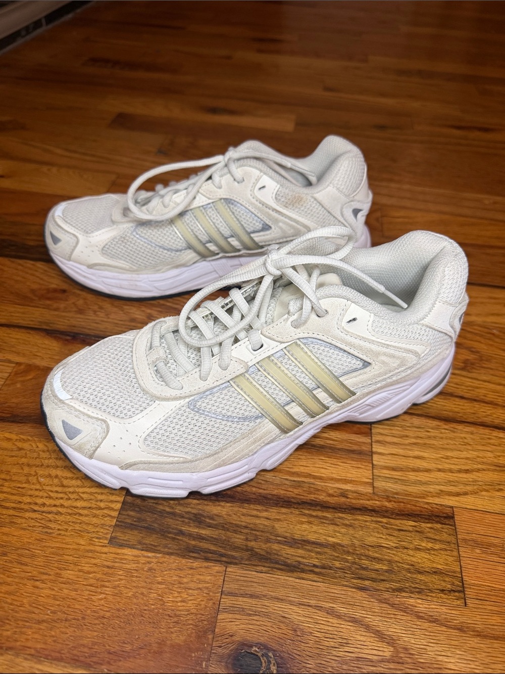 adidas Originals Cream White Athletic Sneakers - Picture 3 of 5